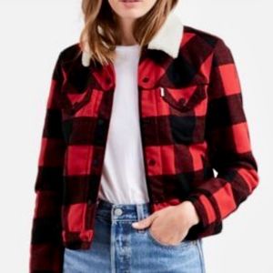 Levi's plaid jacket